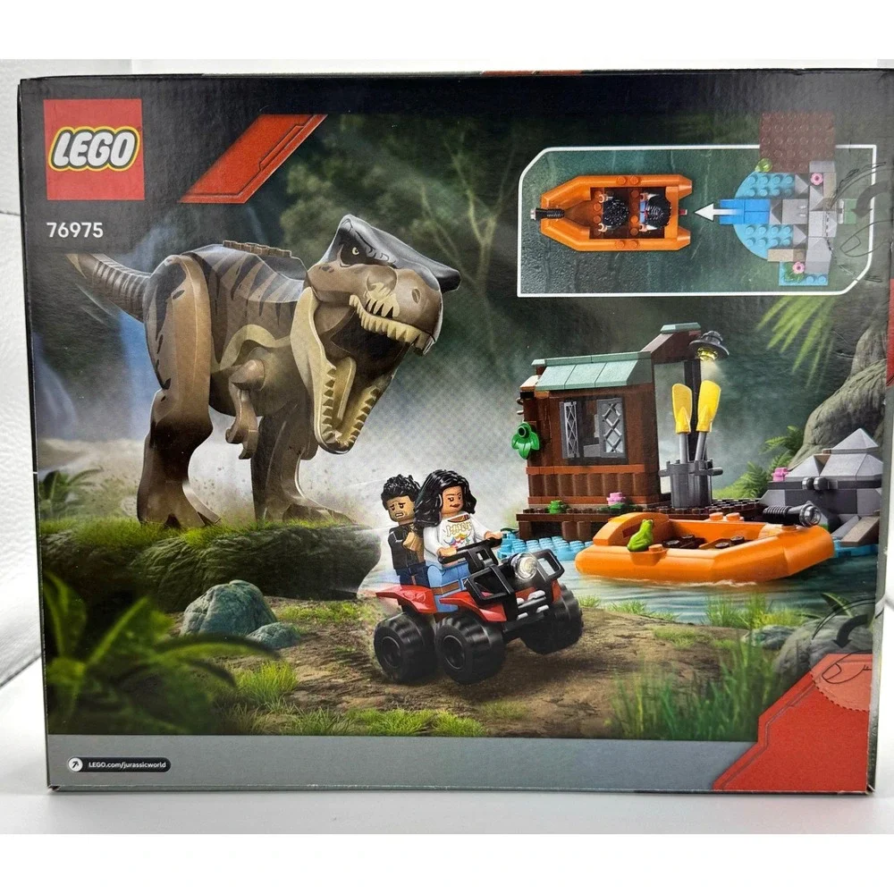 LEGO Jurassic World Rebirth 76975 T. rex River Escape Dinosaur Toy Set New
